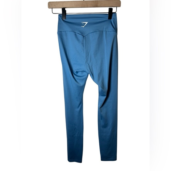 Gymshark Women’s Leggings Blue High Rise Stretch Activewear Pants Size Small - Picture 6 of 7